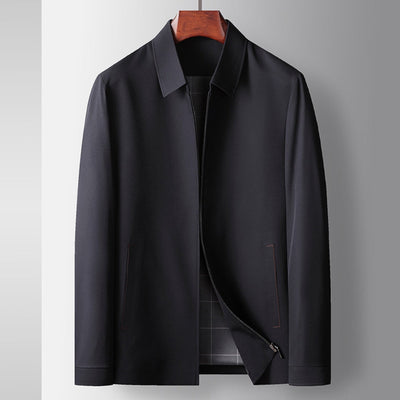 Old Money Revers Business Executive Reißverschlussjacke
