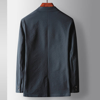 Old Money knitterfreies elastisches Business-Sakko