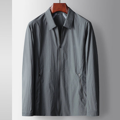 Nahtlose leichte Jacke mit Revers von Old Money