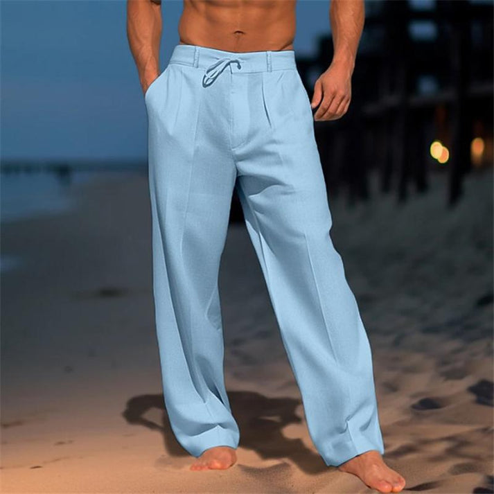 Herrenhose mit geradem Bein und zeitlosem Look für den Alltag