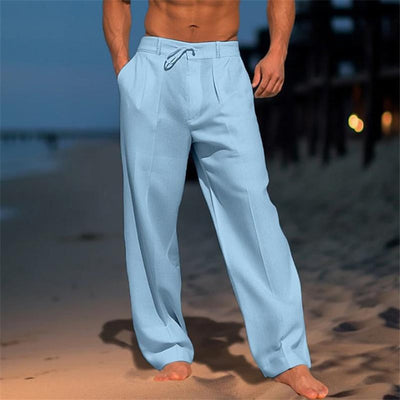 Herrenhose mit geradem Bein und zeitlosem Look für den Alltag