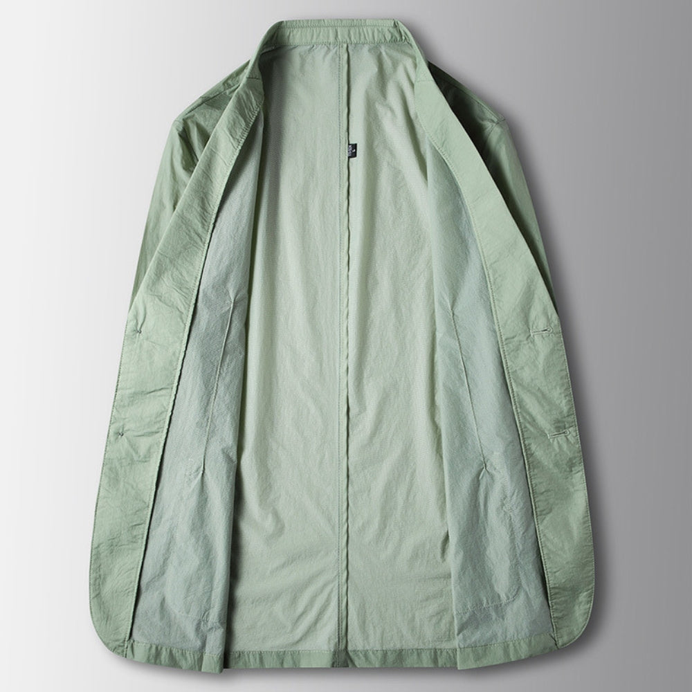 Old Money Leichte, luxuriöse, sonnenfeste einreihige Anzugjacke