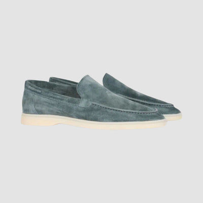 Old Money – Pedal-Loafer aus mattiertem Wildleder