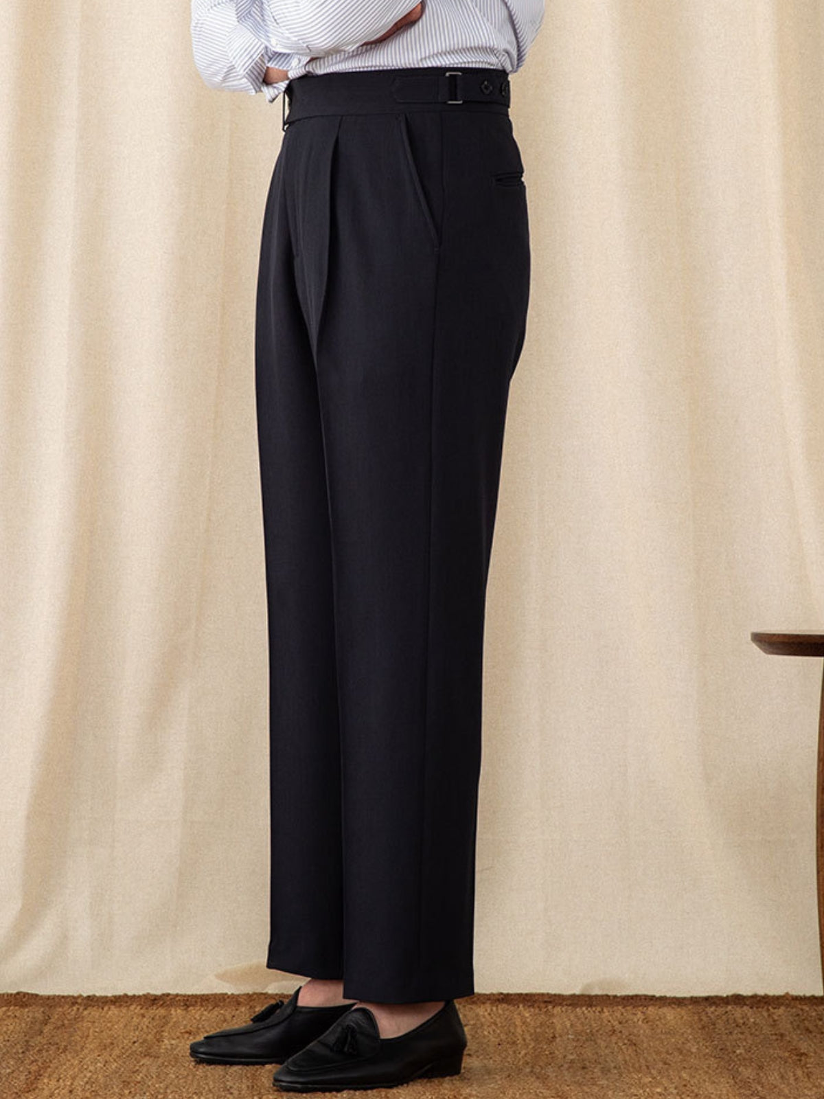 Old Money Italienische lässige gerade Hose