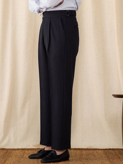 Old Money Italienische lässige gerade Hose