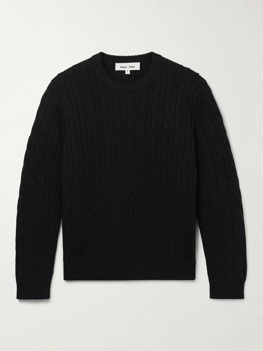 Old Money Zopfmusterpullover