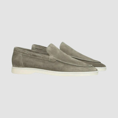 Old Money – Pedal-Loafer aus mattiertem Wildleder