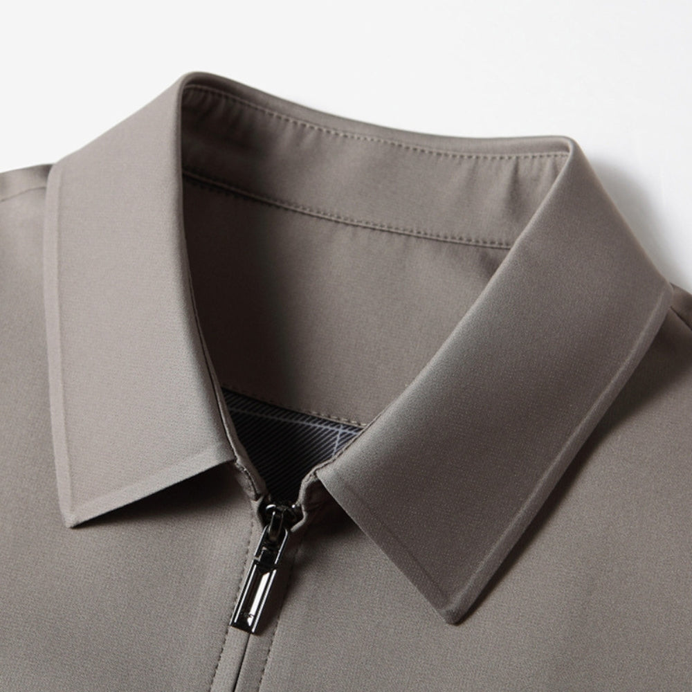 Old Money Revers Business Executive Reißverschlussjacke