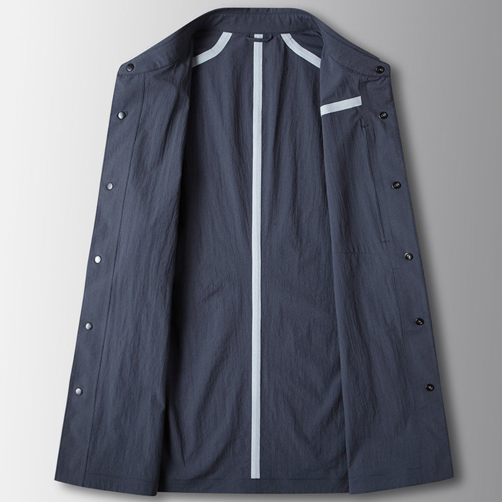 Bügelfreie Freizeitjacke mit Old Money-Revers