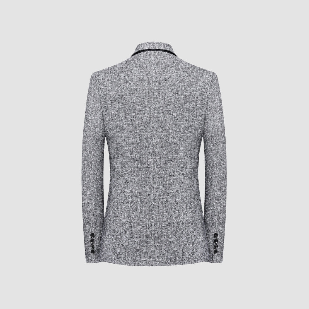 Old Money – Einreihige Anzugjacke im Slim Fit im italienischen Stil
