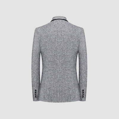 Old Money – Einreihige Anzugjacke im Slim Fit im italienischen Stil