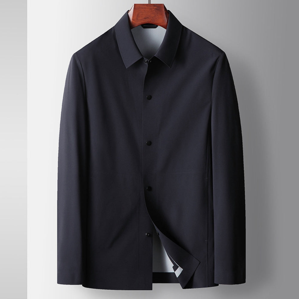 Old Money Revershemd Nahtlose Luxus-Business-Jacke