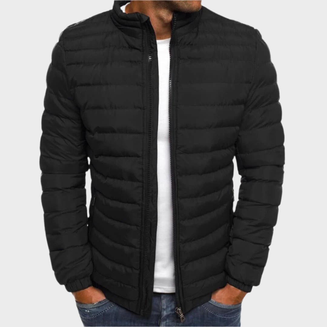 Old Money Elegante warme Steppjacke