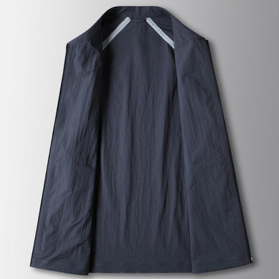Nahtlose leichte Jacke mit Revers von Old Money
