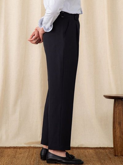 Old Money Italienische lässige gerade Hose