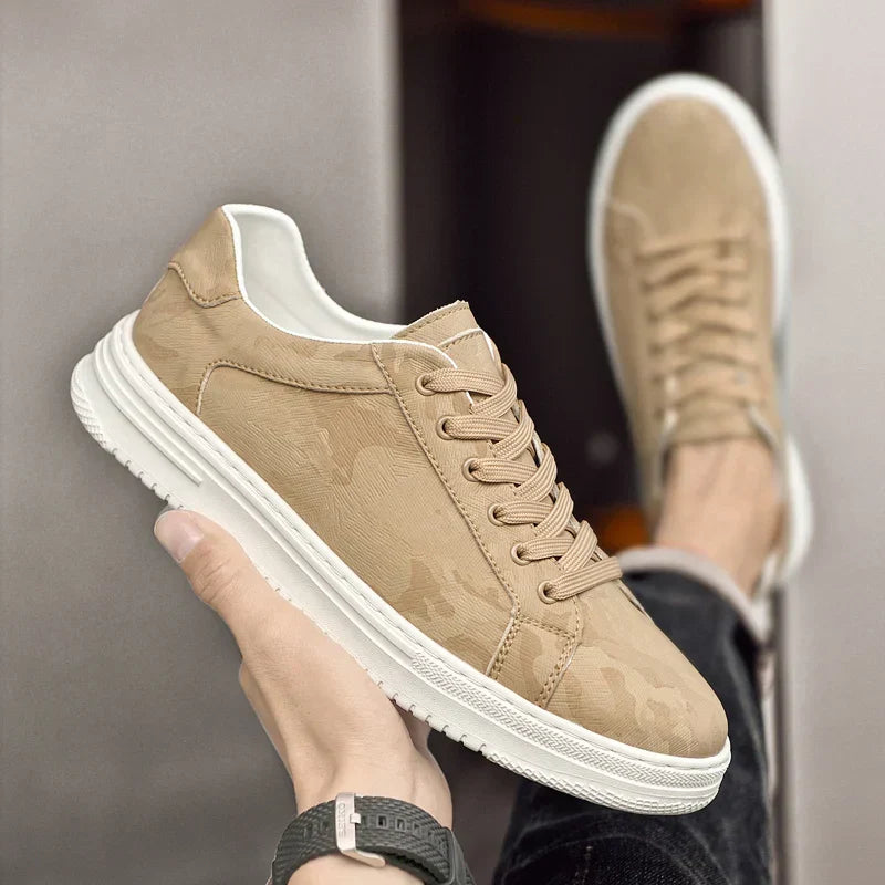 Old Money Sneaker aus echtem Leder