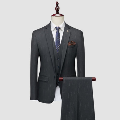 Old Money Eleganter Slim Fit Business-Anzug