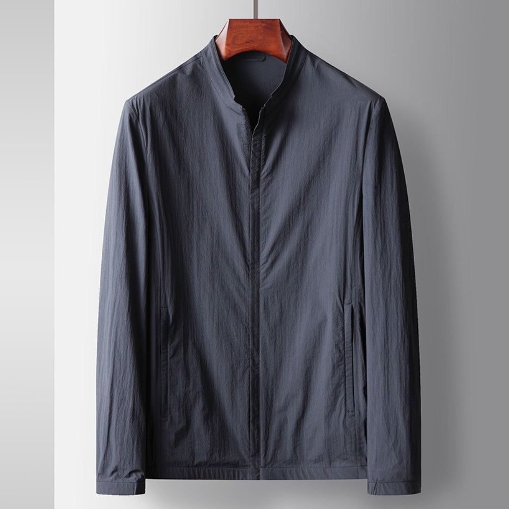 Old Money Stehkragen Luxus Business Casual Jacke