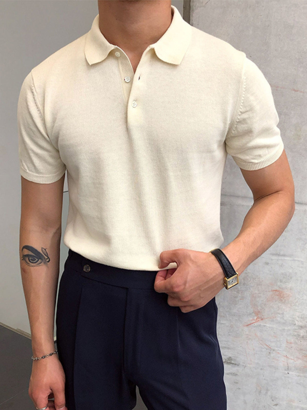 Old Money Old Money Poloshirt aus Baumwolle