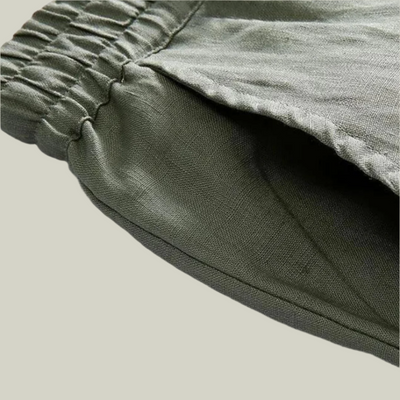 Leinenpantalon (gerade Passform)