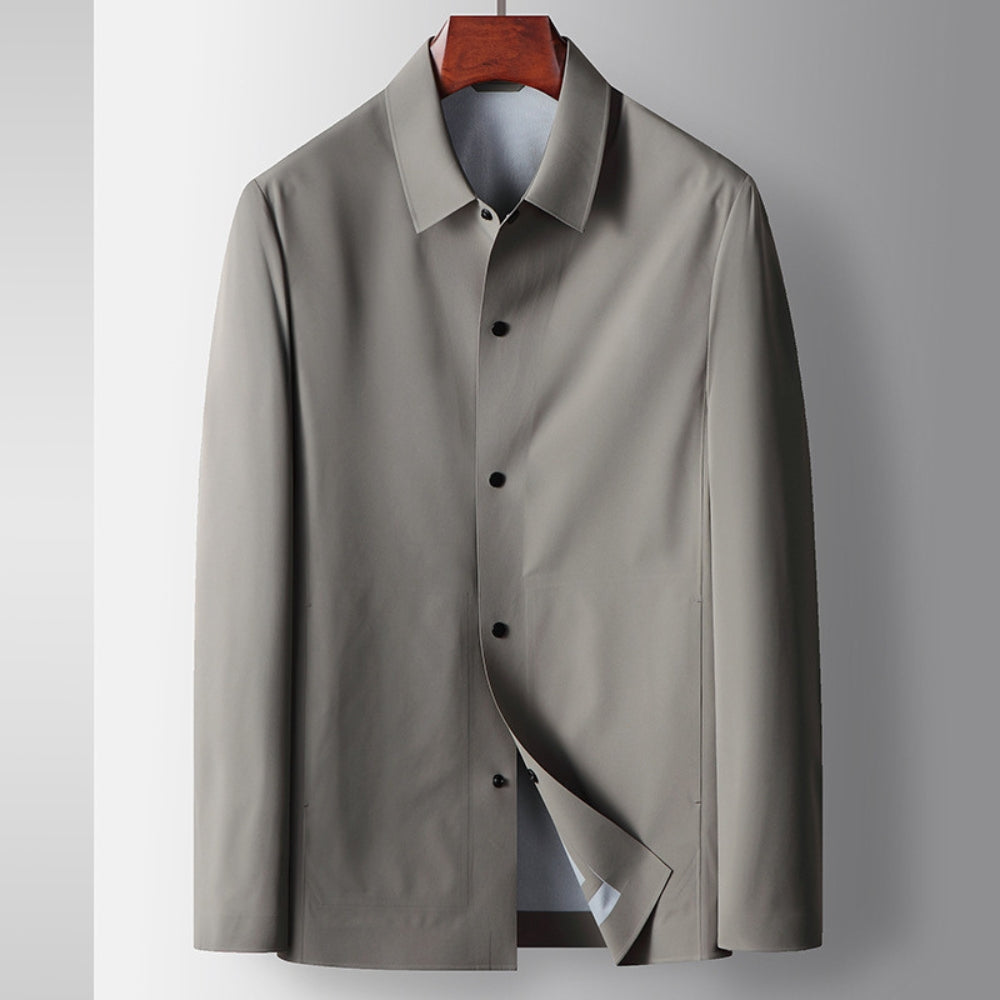 Old Money Revershemd Nahtlose Luxus-Business-Jacke