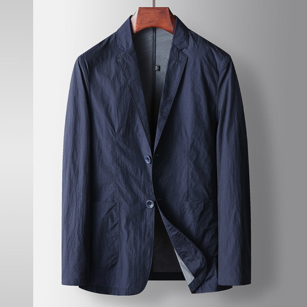 Old Money Leichte, luxuriöse, sonnenfeste einreihige Anzugjacke