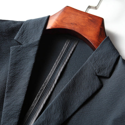 Old Money knitterfreies elastisches Business-Sakko