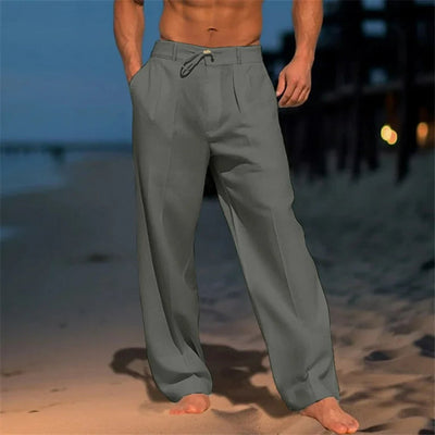 Herrenhose mit geradem Bein und zeitlosem Look für den Alltag