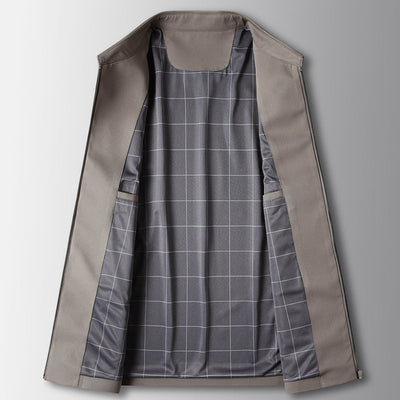Old Money Revers Business Executive Reißverschlussjacke