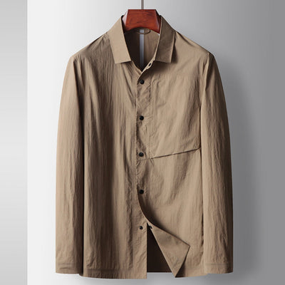 Bügelfreie Freizeitjacke mit Old Money-Revers