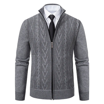 Gepolsterter Strickpullovermantel für Herren im Herbst und Winter: Wärme trifft Stil