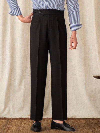 Old Money Italienische lässige gerade Hose