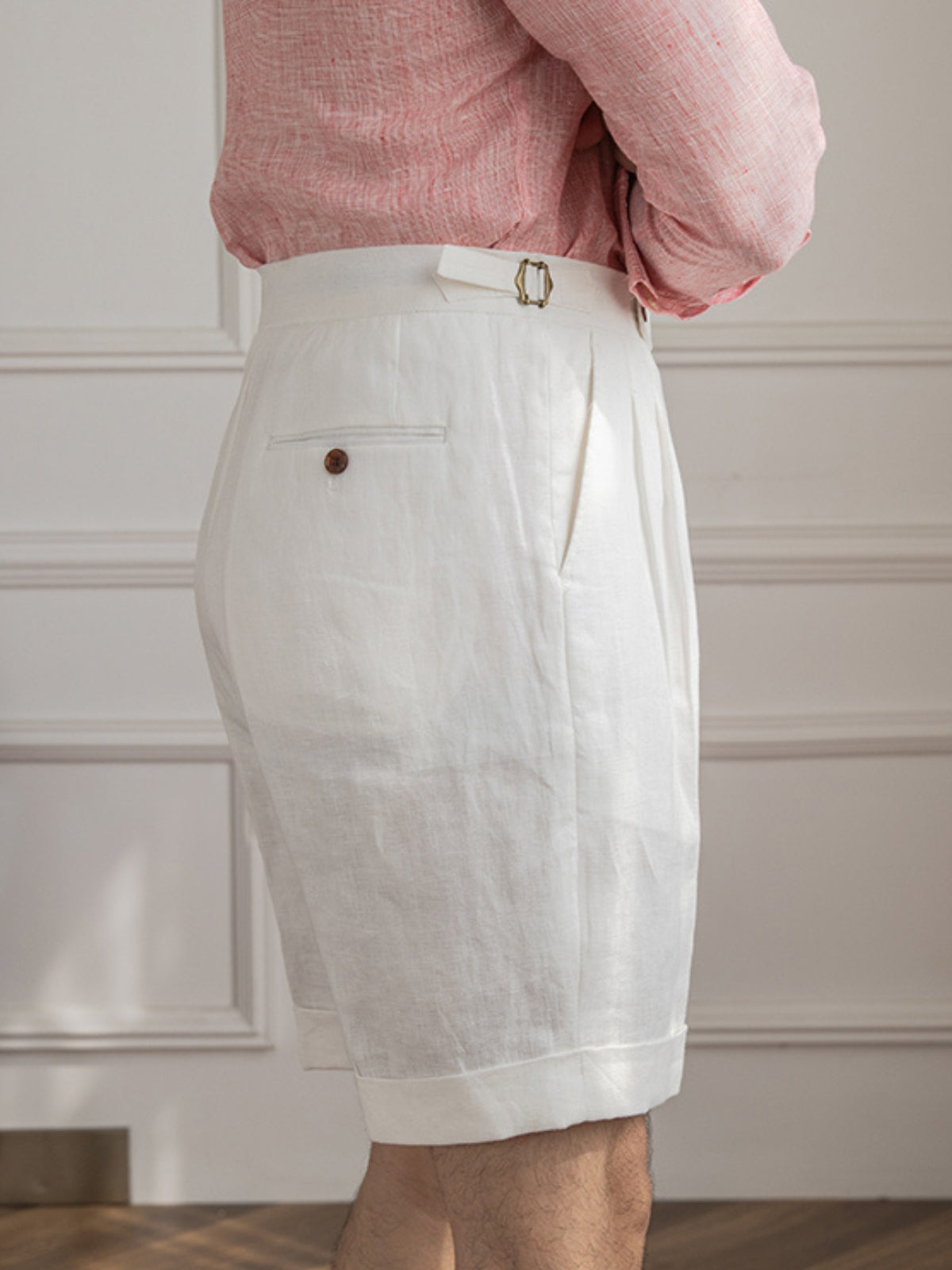 Old Money – Hochwertige Leinenshorts von Old Money