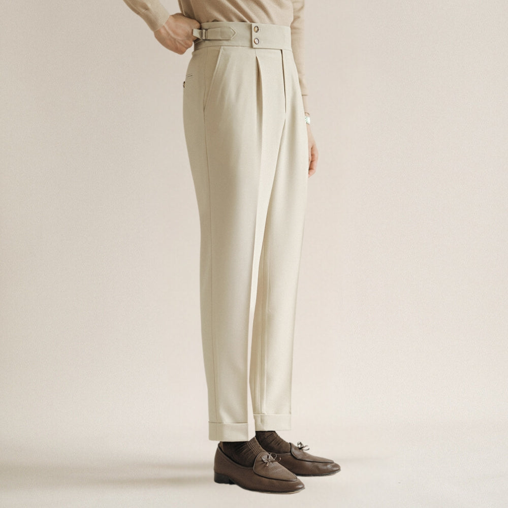 Schmale Hose im Old Money Mature Style