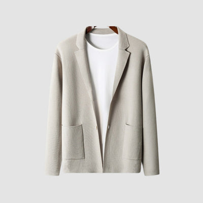 Old Money Strickjacke aus reiner Kaschmirwolle mit V-Ausschnitt