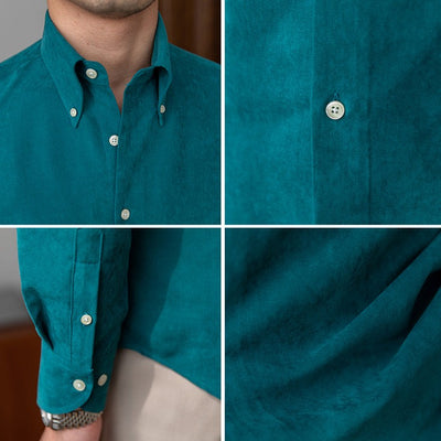 Old Money Amalfi Hemd mit Knopfleiste