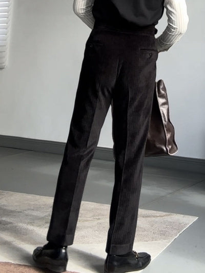 Old Money – Gurkha – Drapierte, gerade Hose