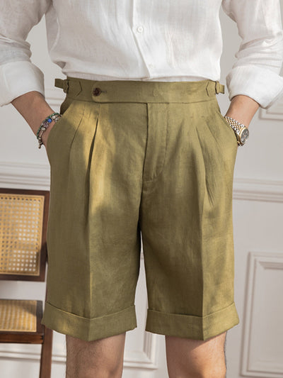 Old Money – Hochwertige Leinenshorts von Old Money