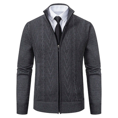 Gepolsterter Strickpullovermantel für Herren im Herbst und Winter: Wärme trifft Stil