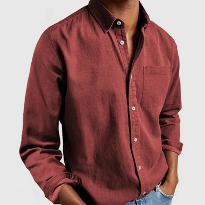Old Money Lässiges Button-Up-Hemd