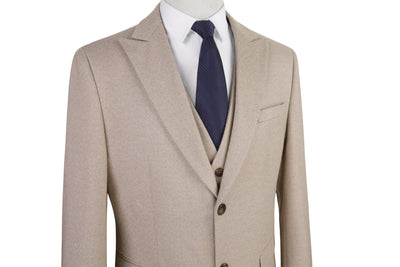 LIMITIERTE EDITION - Dreiteiliger Anzug Authentic Arthur - Beige