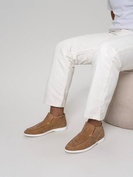 Mont Blanc - Hellbrauner Slipper