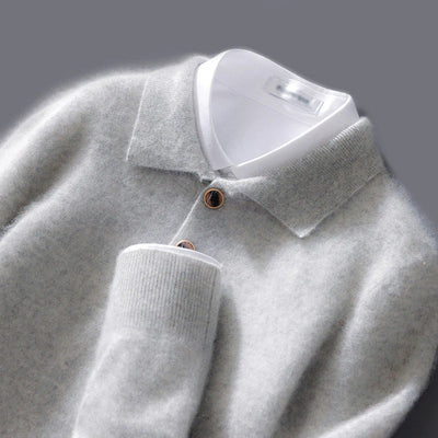 Old Money Kaschmir-Polopullover