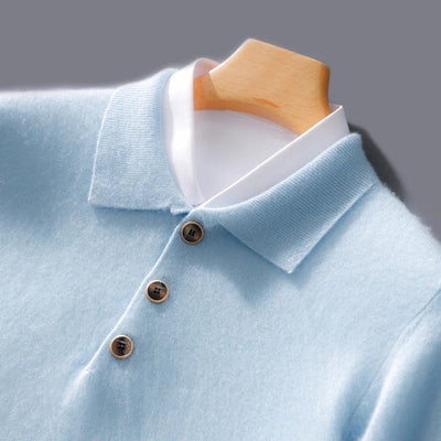 Old Money Kaschmir-Polopullover