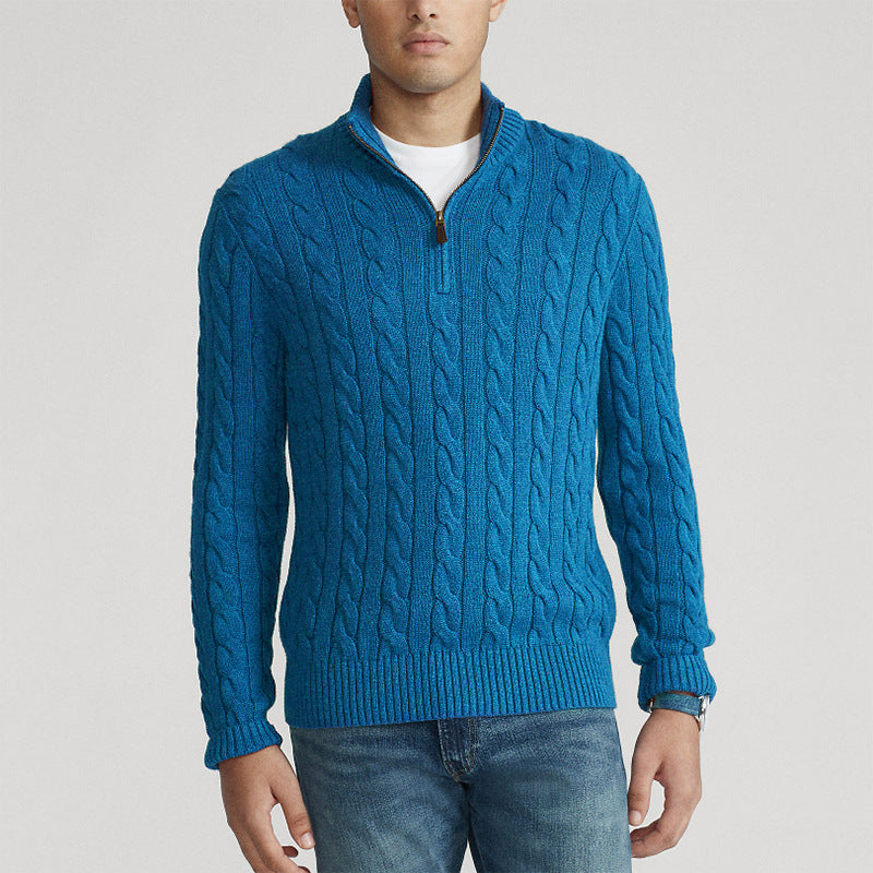 Constance - Pullover mit halbem Reißverschluss