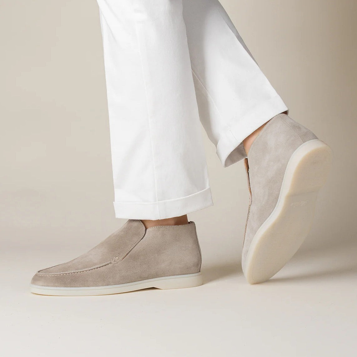 CAPRICE HOHE WILDLEDER-LOAFERS