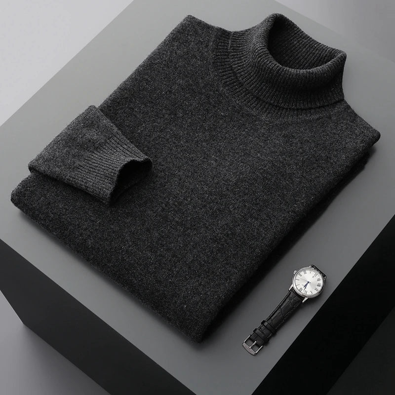Rollkragenpullover aus Lucca-Wolle