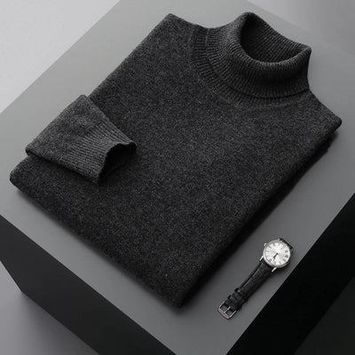 Rollkragenpullover aus Lucca-Wolle
