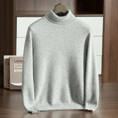 ROLLKRAGENPULLOVER AUS 100 % KASCHMIR