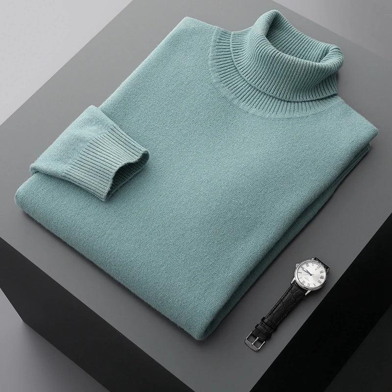 Rollkragenpullover aus Lucca-Wolle